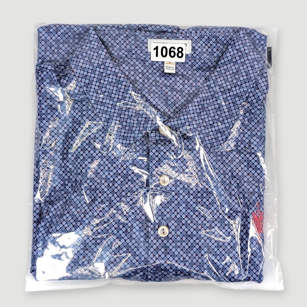 Peter Millar Summer Comfort Sterling Performance Golf Polo Mens Large Blue - Picture 12 of 12